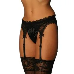 Porte-Jarretelles En Dentelle Festonnée – 576 – Fagioni