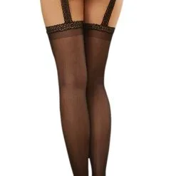 Porte-jarretelles Avec Bas Transparents – 0013 – Dreamgirl -Pour couple boutique Porte jarretelles avec Bas Transparents 0013 Dreamgirl 5