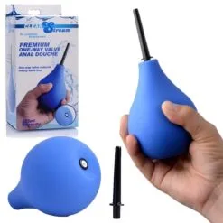 Premium One-Way Valve Anal Douche – Poire De Lavement – CleanStream