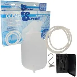 Premium Silicone Enema Set – Système De Lavement – CleanStream