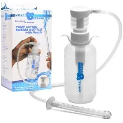 Pump Action Enema Bottle With Nozzle – Ensemble De Lavement – CleanStream