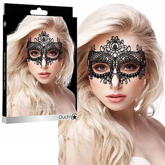 Queen – Black Lace Mask – Masque – Ouch! 1 Queen – Black Lace Mask – Masque – Ouch!