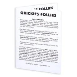 Jeu – Quickies Follies 11 Jeu – Quickies Follies -Pour couple boutique Quickies Follies Reglements