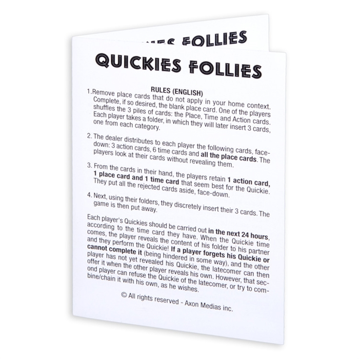 Jeu – Quickies Follies 6 Jeu – Quickies Follies – Image 6