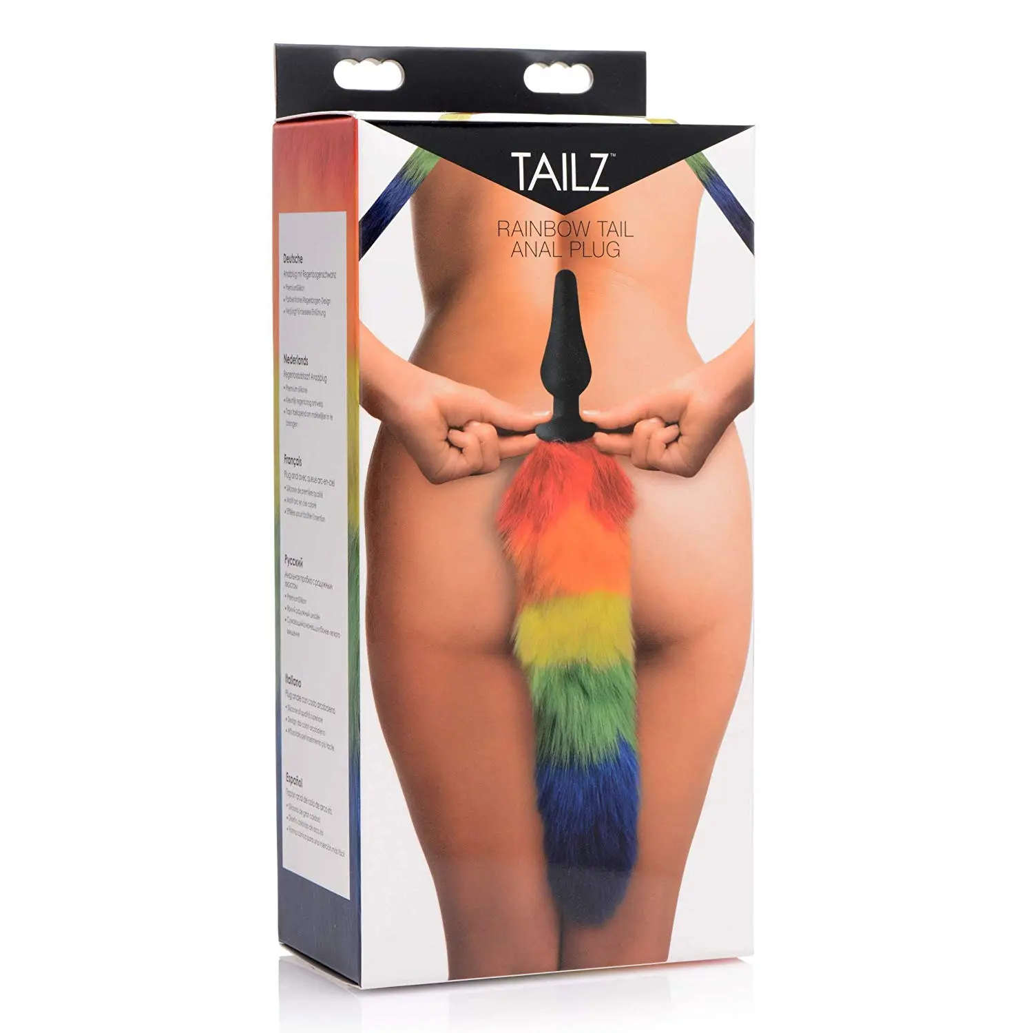 Rainbow Tail Anal Plug – Anal Plug – Plug Anale Avec Queue Multicolore – Tailz 2 Rainbow Tail Anal Plug – Anal Plug – Plug Anale Avec Queue Multicolore – Tailz – Image 2
