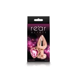 Rear Assets Heart Medium Or Rose – Plug Anale Avec Bijou – Ns Novelties -Pour couple boutique Rear Assets Heart Medium Or Rose Plug Anale avec Bijou Ns Novelties 2