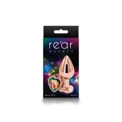 Rear Assets Heart Medium Or Rose – Plug Anale Avec Bijou – Ns Novelties -Pour couple boutique Rear Assets Heart Medium Or Rose Plug Anale avec Bijou Ns Novelties 3