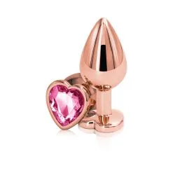 Rear Assets Heart Medium Or Rose – Plug Anale Avec Bijou – Ns Novelties -Pour couple boutique Rear Assets Heart Medium Or Rose Plug Anale avec Bijou Ns Novelties 4