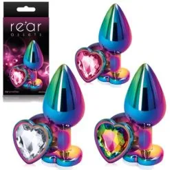 Rear Assets Heart Medium – Plug Anale Avec Bijou – Ns Novelties