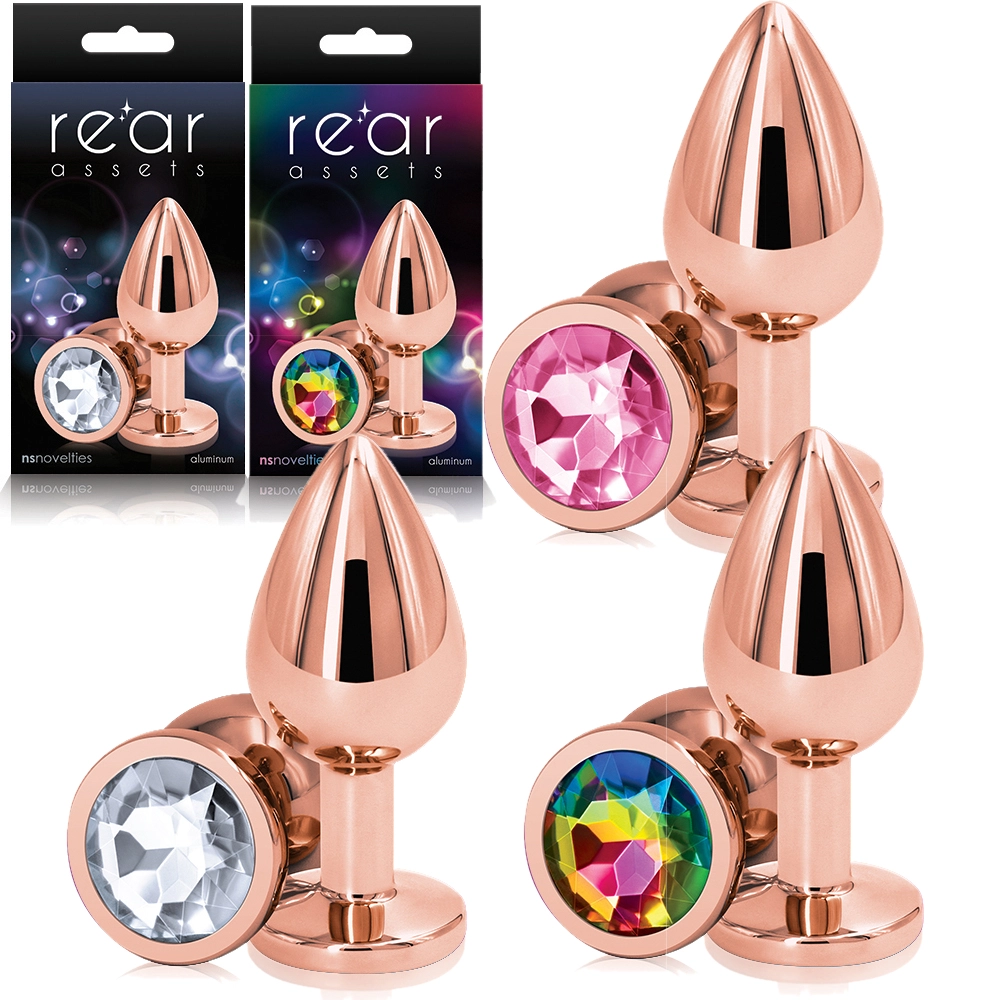 Rear Assets Medium Or Rose – Plug Anale Avec Bijou – Ns Novelties 1 Rear Assets Medium Or Rose – Plug Anale Avec Bijou – Ns Novelties