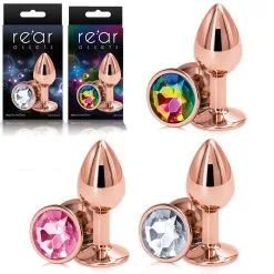 Rear Assets Small Or Rose – Plug Anale Avec Bijou – Ns Novelties