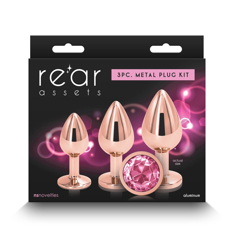 Rear Assets Training Kit Gems – Ensemble De Plugs Anales Ornées D’un Bijou 2 Rear Assets Training Kit Gems – Ensemble De Plugs Anales Ornées D’un Bijou – Image 2