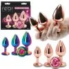 Rear Assets Training Kit Gems – Ensemble De Plugs Anales Ornées D’un Bijou