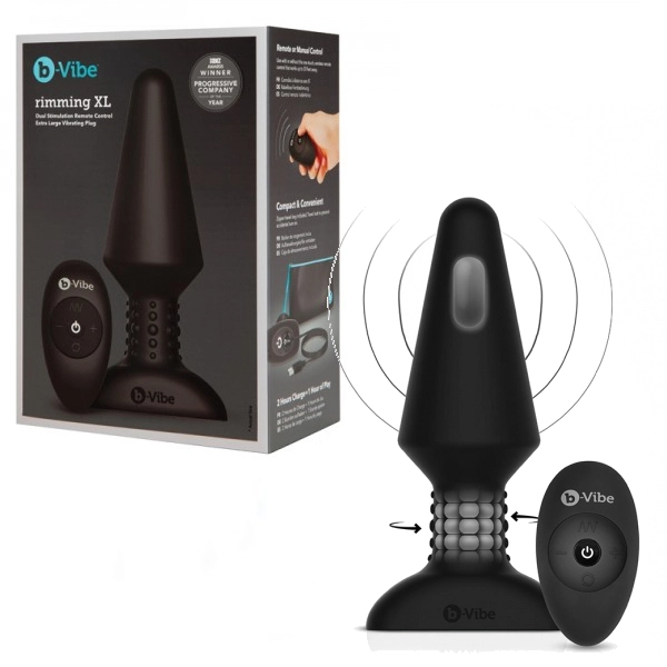 Rimming XL – Plug Anale XL Rechargeable à Distance – B-Vibe 1 Rimming XL – Plug Anale XL Rechargeable à Distance – B-Vibe