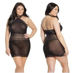 Robe Transparente – 2601X – Grande Taille – Coquette