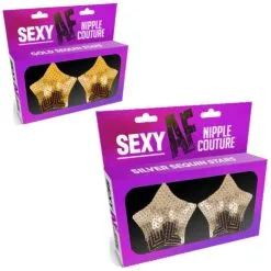 Sequin Star Covers – AF Nipple Couture – Pastilles à Mamelons