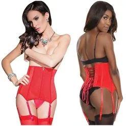 Serre Taille Avec Jarretières – 3729 – Coquette -Pour couple boutique Serre Taille avec Jarretieres 3729 Coquette 2