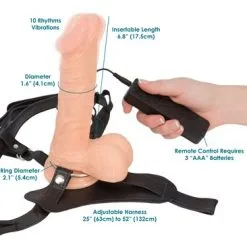 Sexxbian 8 – Harnais Vibrant -Pour couple boutique Sexxbian 8 Harnais Vibrant 3
