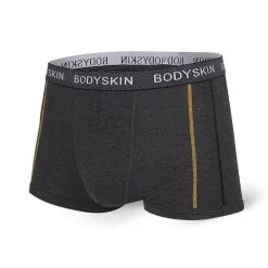 BODYSKYN Shades – Boxer Court En Bambou – 100195 – Gris – BODYSKIN