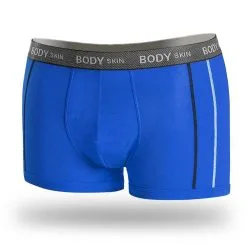 BODYSKYN Shades – Boxer Court En Bambou – 100192 – Bleu – BODYSKIN