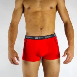 BODYSKYN Shades – Boxer Court En Bambou – 100192 – Rouge – BODYSKIN -Pour couple boutique Shades Boxer court en bambou Rouge BODYSKIN