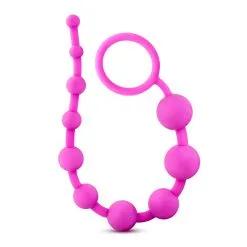 Silicone 10 Beads – Luxe – Boules Anales – Blush -Pour couple boutique Silicone 10 Beads Luxe Boules Anales Blush 6