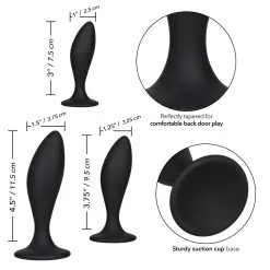 Silicone Anal Curve Kit – Ensemble De Plugs Anales – California Exotics -Pour couple boutique Silicone Anal Curve Kit Ensemble de Plugs Anales California Exotics 4