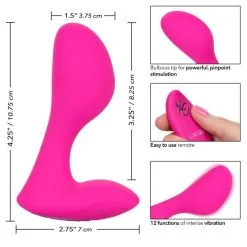 Silicone Remote G-Spot Arouser – Vibrateur à Distance Rechargeable – California Exotics -Pour couple boutique Silicone Remote G Spot Arouser Vibrateur a Distance Rechargeable California Exotics 9