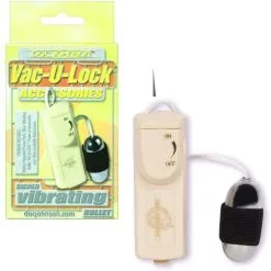 Silver Vibrating Bullet – Accessoire Vac-U-Lock – Doc Jonhson
