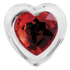 Small Red Heart Gem Glass Plug – Plug Anale En Verre Avec Bijou En Coeur – Adam & Eve -Pour couple boutique Small Red Heart Gem Glass Plug Plug Anale en Verre avec Bijou en Coeur Adam Eve 2