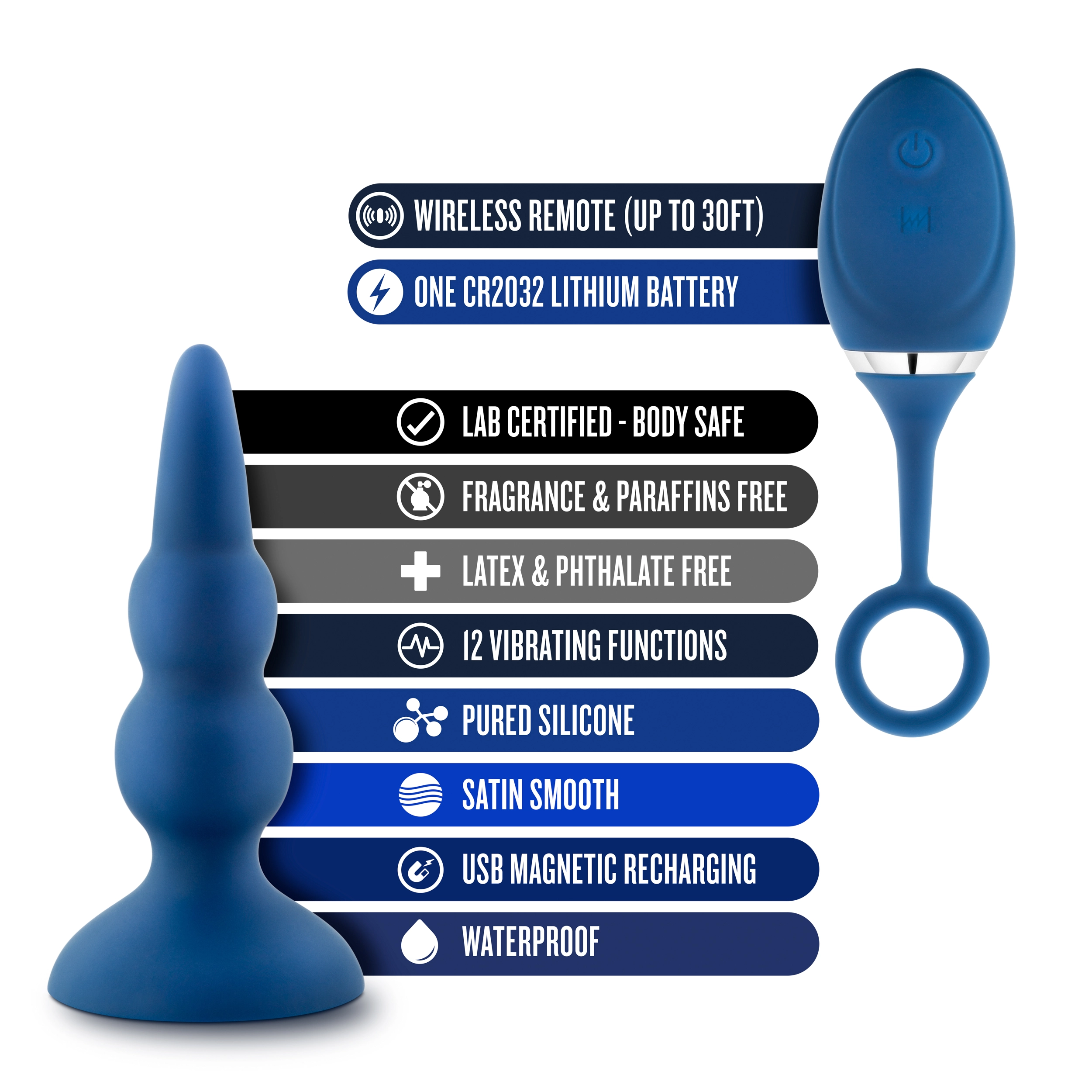 Sonic Performance Plus – Plug Anale Rechargeable à Distance – Blush 4 Sonic Performance Plus – Plug Anale Rechargeable à Distance – Blush – Image 4