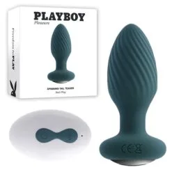 Spinning Tail Teaser – Plug Anale Vibrante Avec Rotation à Distance – Playboy Pleasure
