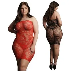 Star Rhinestone Dress – 003X – Grande Taille – Le Désir