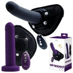 VèDO Strapped Rechargeable Vibrating Strap-On – Ensemble De Harnais – Vèdo