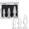 Tapered Kit – Ensemble De Plugs Anale En Verre – Crystal Premium Glass
