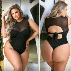 Teddy Opaque – FA640X – Grande Taille – Fantasy Lingerie