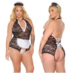 Teddy Sans Entre-Jambes – Costume De Bonne – 23167X – Grande Taille – Coquette
