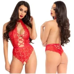 Teddy Sans Entrejambe En Dentelle Florale – 89245 – Leg Avenue