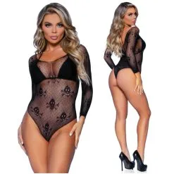 Teddy à Manches Longues Skull-n-Crossbones – 81956 – Leg Avenue