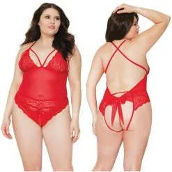 Teddy En Dentelle – 21306X – Grande Taille – Coquette
