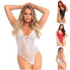 Teddy En Dentelle Florale – 89248 – Leg Avenue