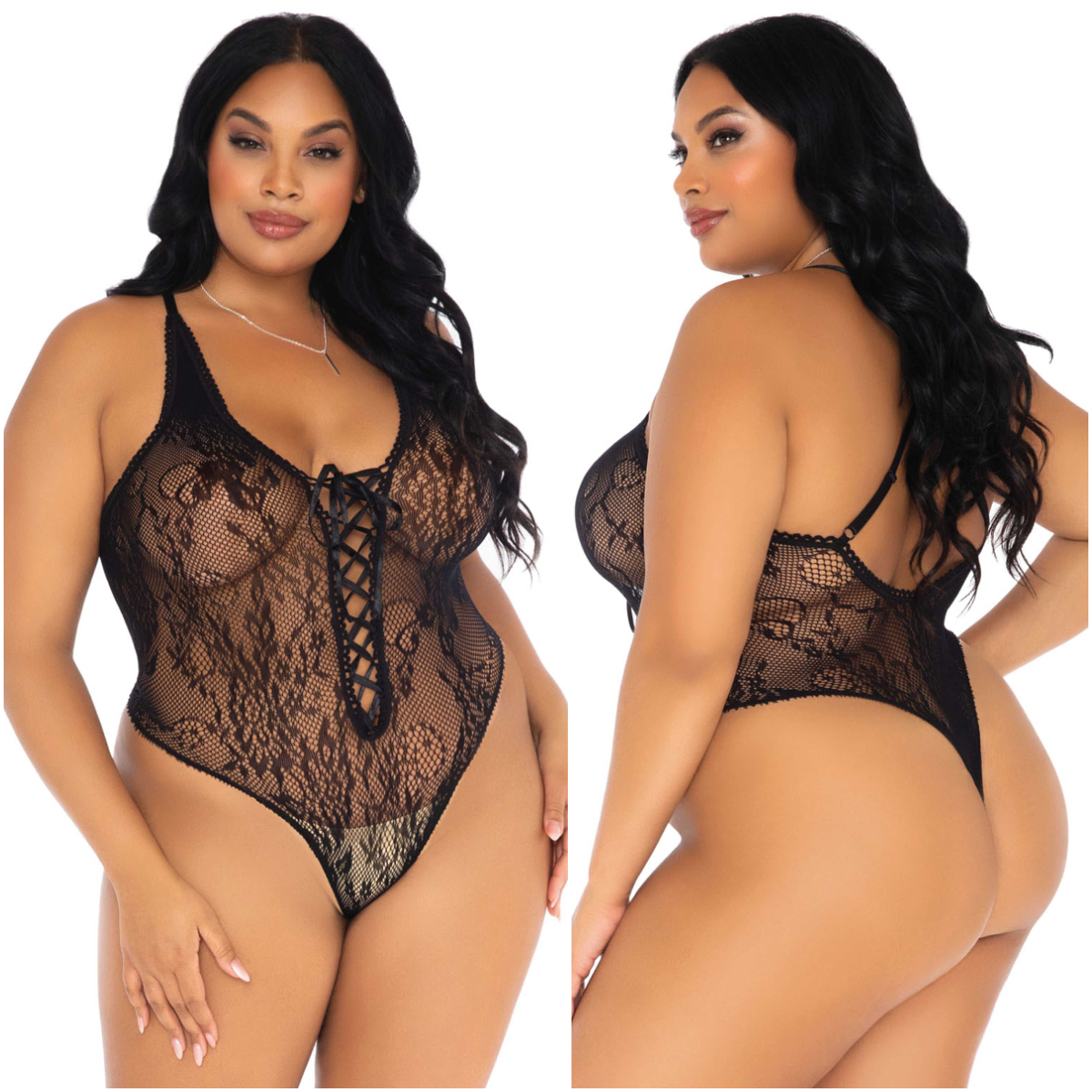 Teddy En Dentelle Florale – 89248X – Grande Taille – Leg Avenue 1 Teddy En Dentelle Florale – 89248X – Grande Taille – Leg Avenue