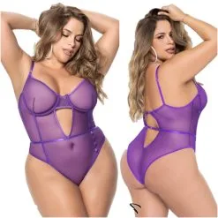 Mapalé Teddy En Mesh – 8669X – Grande Taille – Mapalé