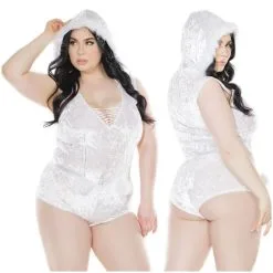 Teddy En Velours – 3877X – Grande Taille – Coquette