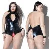 Teddy En Wetlook Sans Entrejambe – 9382X – Grande Taille – Coquette