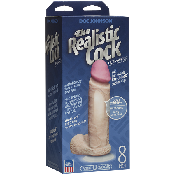 The Realistic Cock ULTRASKYN 8 – Vac-U-Lock – Gode Réaliste – Doc Jonhson 2 The Realistic Cock ULTRASKYN 8 – Vac-U-Lock – Gode Réaliste – Doc Jonhson – Image 2