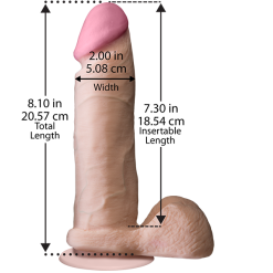 The Realistic Cock ULTRASKYN 8 – Vac-U-Lock – Gode Réaliste – Doc Jonhson 11 The Realistic Cock ULTRASKYN 8 – Vac-U-Lock – Gode Réaliste – Doc Jonhson -Pour couple boutique The Realistic Cock ULTRASKYN 8 Vac U Lock Doc Jonhson Mesures