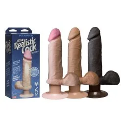 The Realistic Cock ULTRASKYN Vibrating 6 – Vibrateur Réaliste – Doc Jonhson
