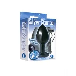 The Silver Starter – Plug Anale Noire Avec Bijou – Icon Brands -Pour couple boutique The Silver Starter Plug Anale Noire avec Bijou Icon Brands 6 1