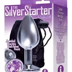 The Silver Starter – Plug Anale Avec Bijou – Icon Brands -Pour couple boutique The Silver Starter Plug Anale avec Bijou Icon Brands 4
